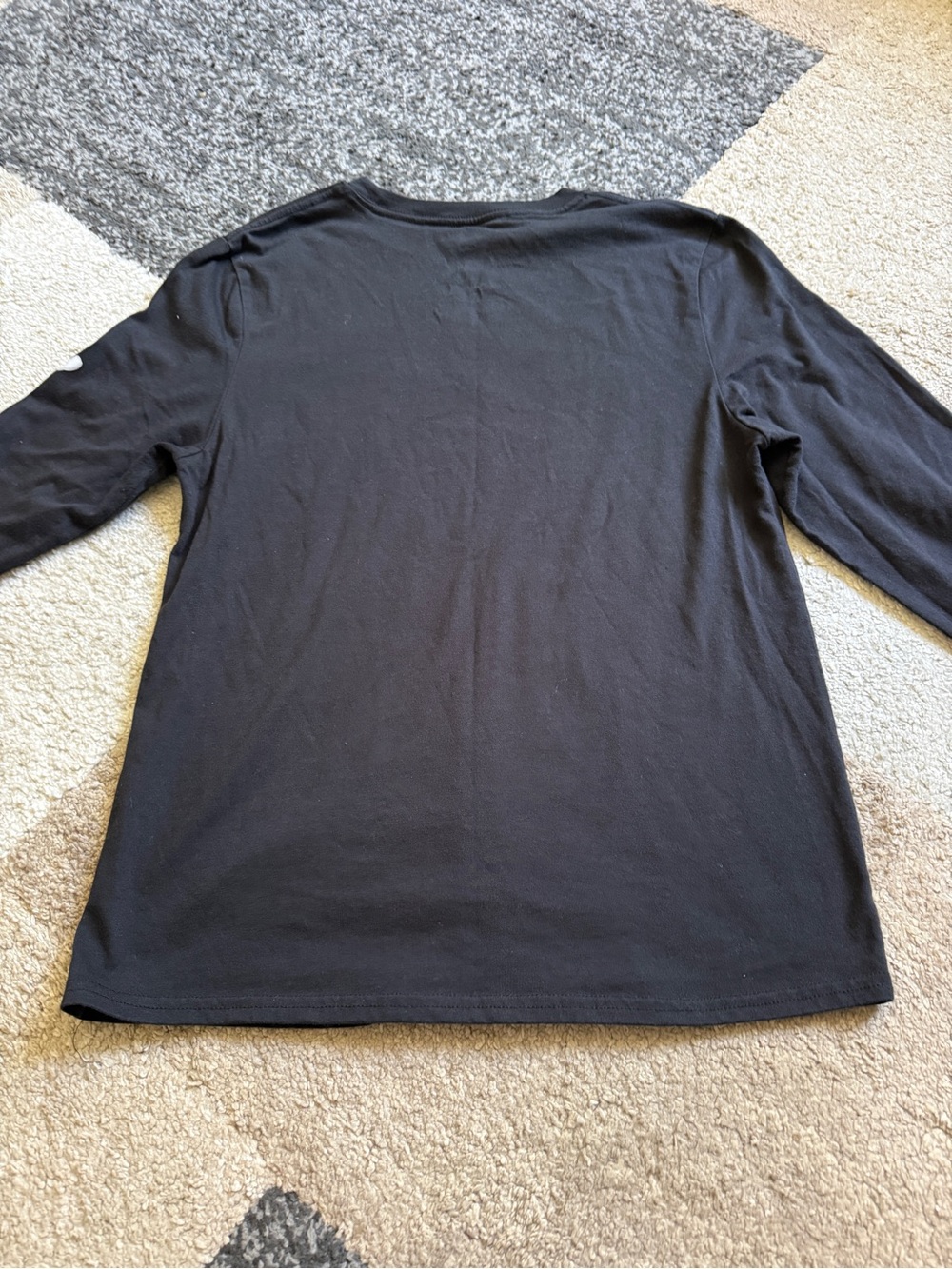 Disney Black Womens Medium Long Sleeve Mickey Logo Tee - Picture 2 of 7